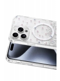 Onegif Apple iPhone 14 Pro Max Misk Simli Magsafe Kapak - Desen 1