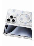 Onegif Apple iPhone 14 Pro Max Misk Simli Magsafe Kapak - Desen 3