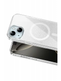 Onegif Apple iPhone 14 Sora Simli Magsafe Kapak - Beyaz