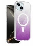Onegif Apple iPhone 14 Sora Simli Magsafe Kapak - Mor