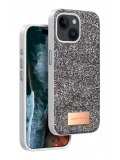 Onegif Apple iPhone 15 Bright Simli Kapak - Gümüş