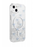 Onegif Apple iPhone 15 Misk Simli Magsafe Kapak - Desen 3