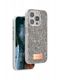 Onegif Apple iPhone 15 Pro Max Bright Simli Kapak - Gold