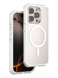 Onegif Apple iPhone 15 Pro Max Hulk Magsafe Kapak - Beyaz