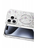 Onegif Apple iPhone 15 Pro Max Misk Simli Magsafe Kapak - Desen 2