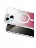 Onegif Apple iPhone 15 Sora Simli Magsafe Kapak - Kırmızı