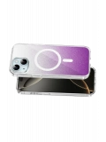 Onegif Apple iPhone 15 Sora Simli Magsafe Kapak - Mor