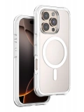 Onegif Apple iPhone 16 Pro Hulk Magsafe Kapak - Beyaz