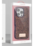 Onegif Apple iPhone 16 Pro Max Bright Simli Kapak - Gold