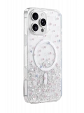 Onegif Apple iPhone 16 Pro Max Misk Simli Magsafe Kapak - Desen 1