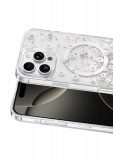 Onegif Apple iPhone 16 Pro Max Misk Simli Magsafe Kapak - Desen 2