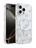 Onegif Apple iPhone 16 Pro Max Misk Simli Magsafe Kapak - Desen 3