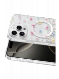 Onegif Apple iPhone 16 Pro Max Misk Simli Magsafe Kapak - Desen 4
