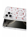 Onegif Apple iPhone 16 Pro Max Misk Simli Magsafe Kapak - Desen 5