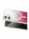Onegif Apple iPhone 16 Sora Simli Magsafe Kapak - Kırmızı