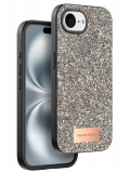 Onegif Apple iPhone 16E Bright Simli Kapak - Çöl Titanyum