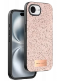 Onegif Apple iPhone 16E Bright Simli Kapak - Pembe