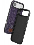 Onegif Apple iPhone 17 Air Bright Simli Kapak - Derin Mor