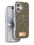 Onegif Apple iPhone 17 Bright Simli Kapak - Çöl Titanyum