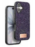Onegif Apple iPhone 17 Bright Simli Kapak - Derin Mor