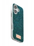 Onegif Apple iPhone 17 Bright Simli Kapak - Koyu Yeşil