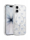 Onegif Apple iPhone 17 Misk Simli Magsafe Kapak - Desen 3