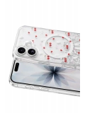 Onegif Apple iPhone 17 Misk Simli Magsafe Kapak - Desen 5