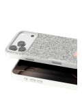 Onegif Apple iPhone 17 Pro Bright Simli Kapak - Beyaz