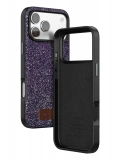 Onegif Apple iPhone 17 Pro Bright Simli Kapak - Derin Mor