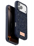 Onegif Apple iPhone 17 Pro Bright Simli Kapak - Mavi
