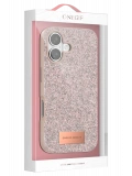 Onegif Apple iPhone 17 Pro Bright Simli Kapak - Siyah