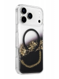 Onegif Apple iPhone 17 Pro Max Lotus Simli Magsafe Kapak - Siyah