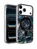 Onegif Apple iPhone 17 Pro Max Mila Dalgalı Magsafe Kapak - Lacivert