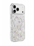 Onegif Apple iPhone 17 Pro Max Misk Simli Magsafe Kapak - Desen 2