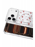 Onegif Apple iPhone 17 Pro Max Misk Simli Magsafe Kapak - Desen 5