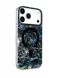 Onegif Apple iPhone 17 Pro Mila Dalgalı Magsafe Kapak - Lacivert
