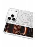 Onegif Apple iPhone 17 Pro Misk Simli Magsafe Kapak - Desen 1