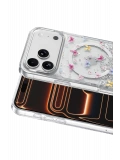 Onegif Apple iPhone 17 Pro Misk Simli Magsafe Kapak - Desen 4