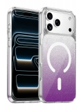 Onegif Apple iPhone 17 Pro Sora Simli Magsafe Kapak - Mor
