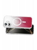 Onegif Apple iPhone 17 Sora Simli Magsafe Kapak - Kırmızı