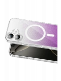 Onegif Apple iPhone 17 Sora Simli Magsafe Kapak - Mor