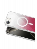 Onegif Apple iPhone 17E Sora Simli Magsafe Kapak - Kırmızı