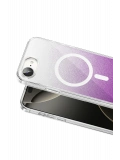 Onegif Apple iPhone 17E Sora Simli Magsafe Kapak - Mor