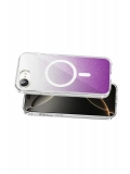 Onegif Apple iPhone 17E Sora Simli Magsafe Kapak - Mor