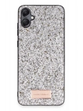 Onegif Samsung Galaxy A05 Bright Simli Kapak - Gümüş