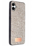 Onegif Samsung Galaxy A06 Bright Simli Kapak - Gold