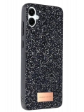 Onegif Samsung Galaxy A06 Bright Simli Kapak - Siyah