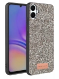 Onegif Samsung Galaxy A07 4G Bright Simli Kapak - Gümüş