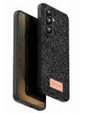 Onegif Samsung Galaxy A17 5G Bright Simli Kapak - Siyah