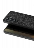 Onegif Samsung Galaxy A17 5G Bright Simli Kapak - Siyah